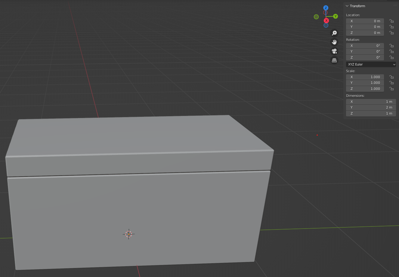 Blender box model